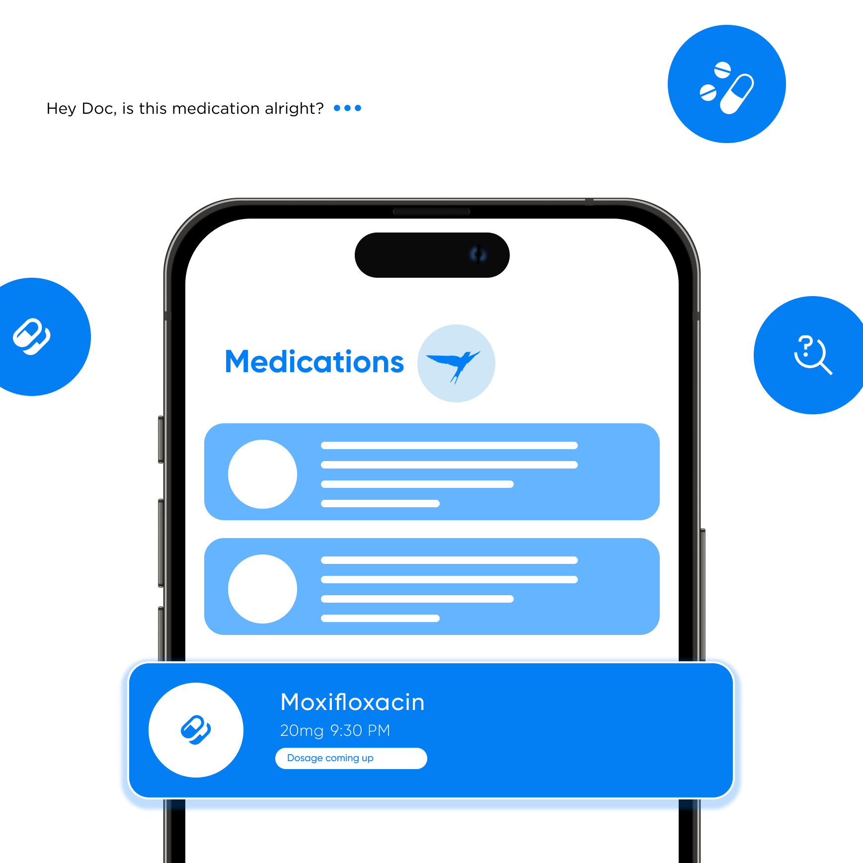 Managing medications with Meeval